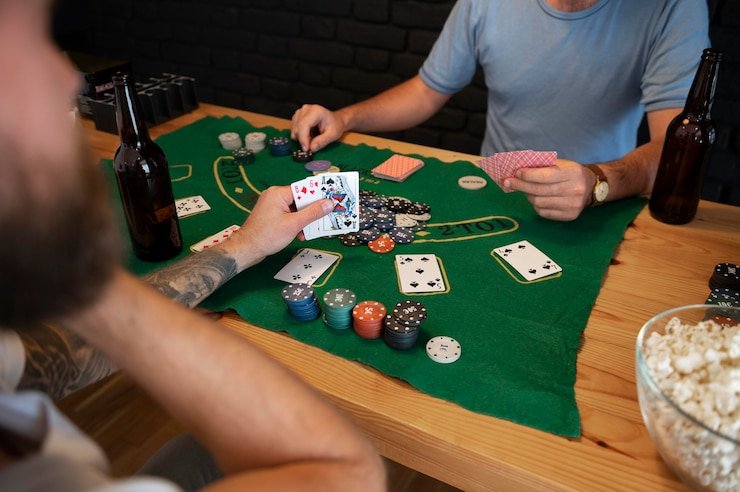 Meja blackjack dealer langsung selama turnamen lotus pelangi dengan interface kontrol taruhan